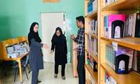 بازدید همکاران کتابخانه مرکزی از کتابخانه دانشکده پرستاری بندرلنگه